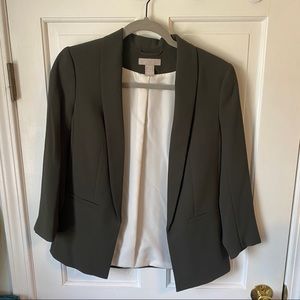 H&M green blazer